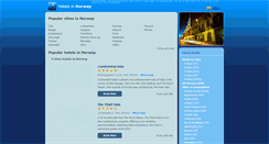 Desktop Screenshot of norwayhotel.net
