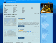 Tablet Screenshot of norwayhotel.net